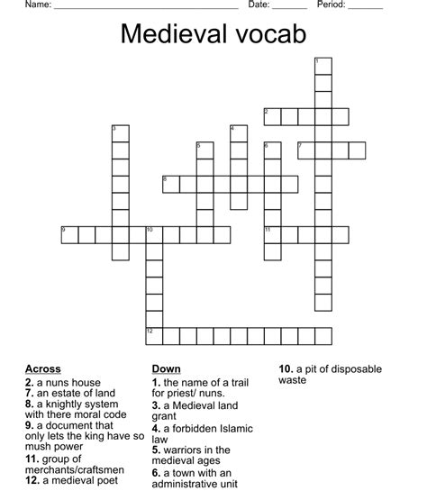 Click the answer to find similar crossword clues. . Medieval poets crossword